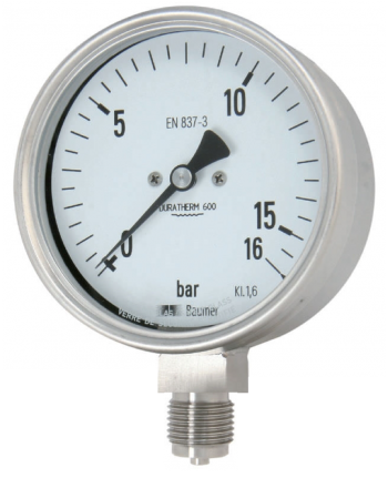 đồng hồ đo áp suất 0-16 bar inox