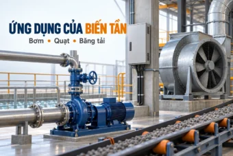 Ứng dụng của biến tần trong hệ thống bơm và quạt công nghiệp