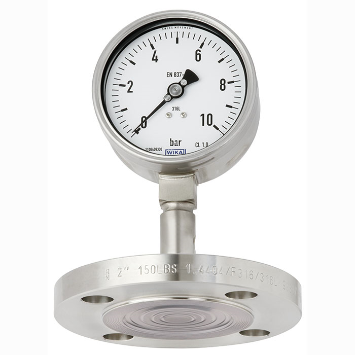 đồng hồ đo áp suất màng wika