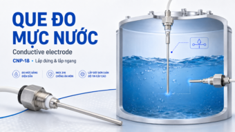 Que đo mực nước điện cực Dinel CNP-18