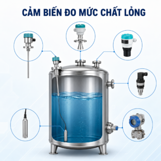 Cảm biến đo mức chất lỏng trong bồn công nghiệp