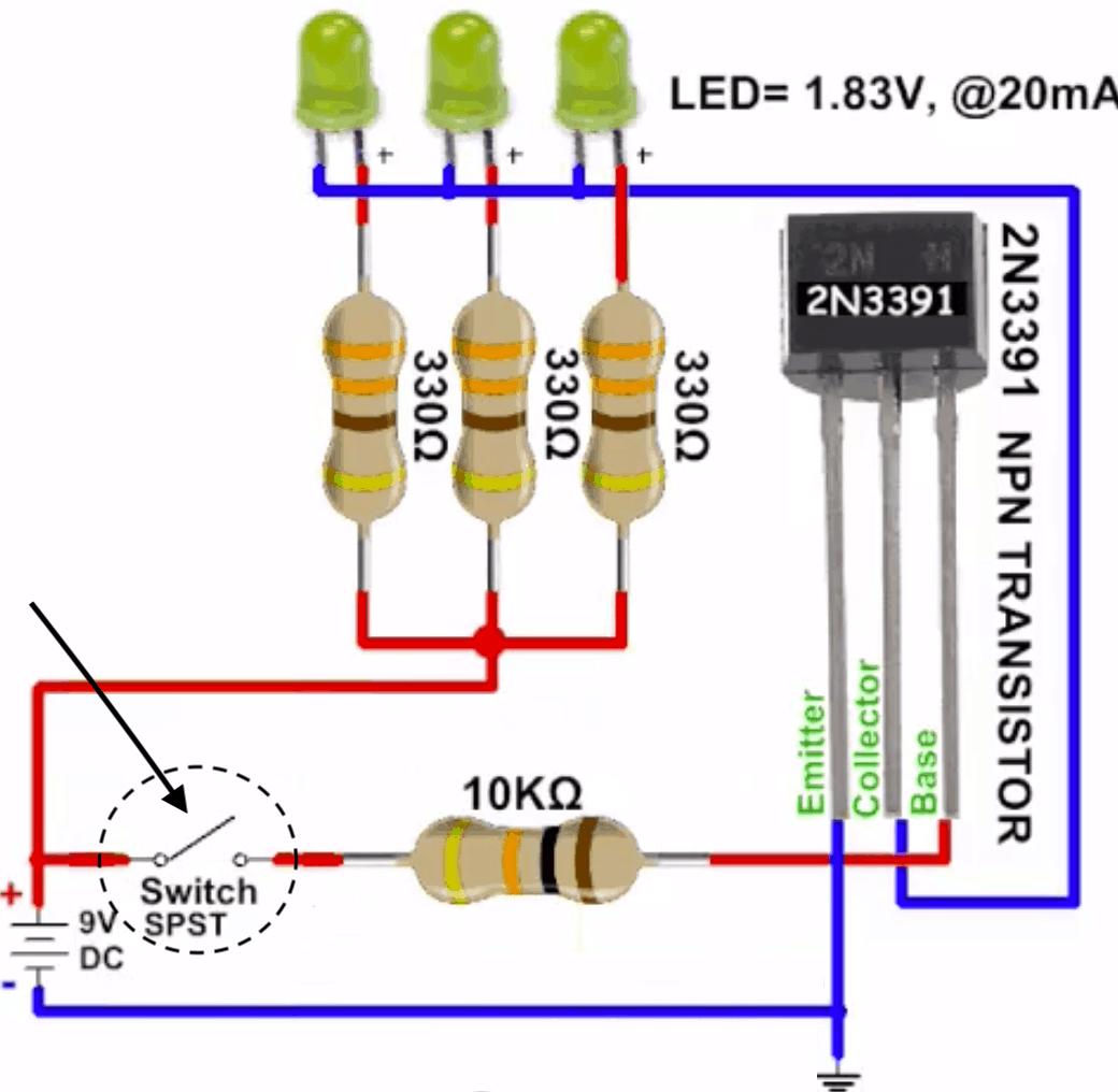 Cách Thức Transistor Hoạt Động Để Đóng Ngắt Mạch Điều Khiển
