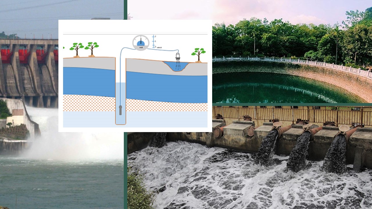 Cảm biến thuỷ tĩnh đo nước trong hồ chứa, bồn chứa, thuỷ điện