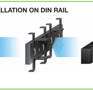 Cài đặt nhanh Biến dòng lên DIN rail