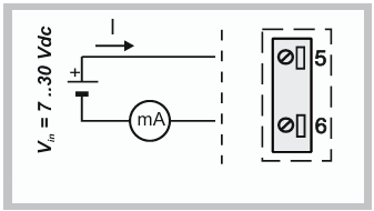 Đấu nối ngõ vào mA cho K121