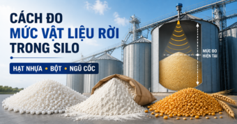 Cách đo mức vật liệu rời trong silo hạt nhựa, bột và ngũ cốc