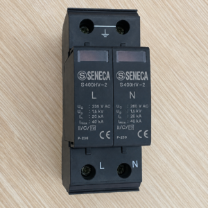 Mặt trước Seneca S400HV-2 In 20kA Imax 40kA