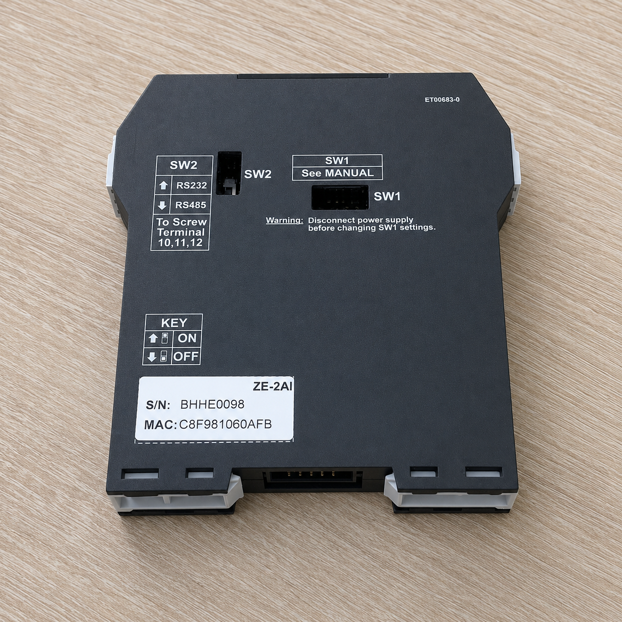 Mặt cấu hình SW1 SW2 của Seneca ZE-2AI Mặt cấu hình SW1 SW2 của Seneca ZE-2AI