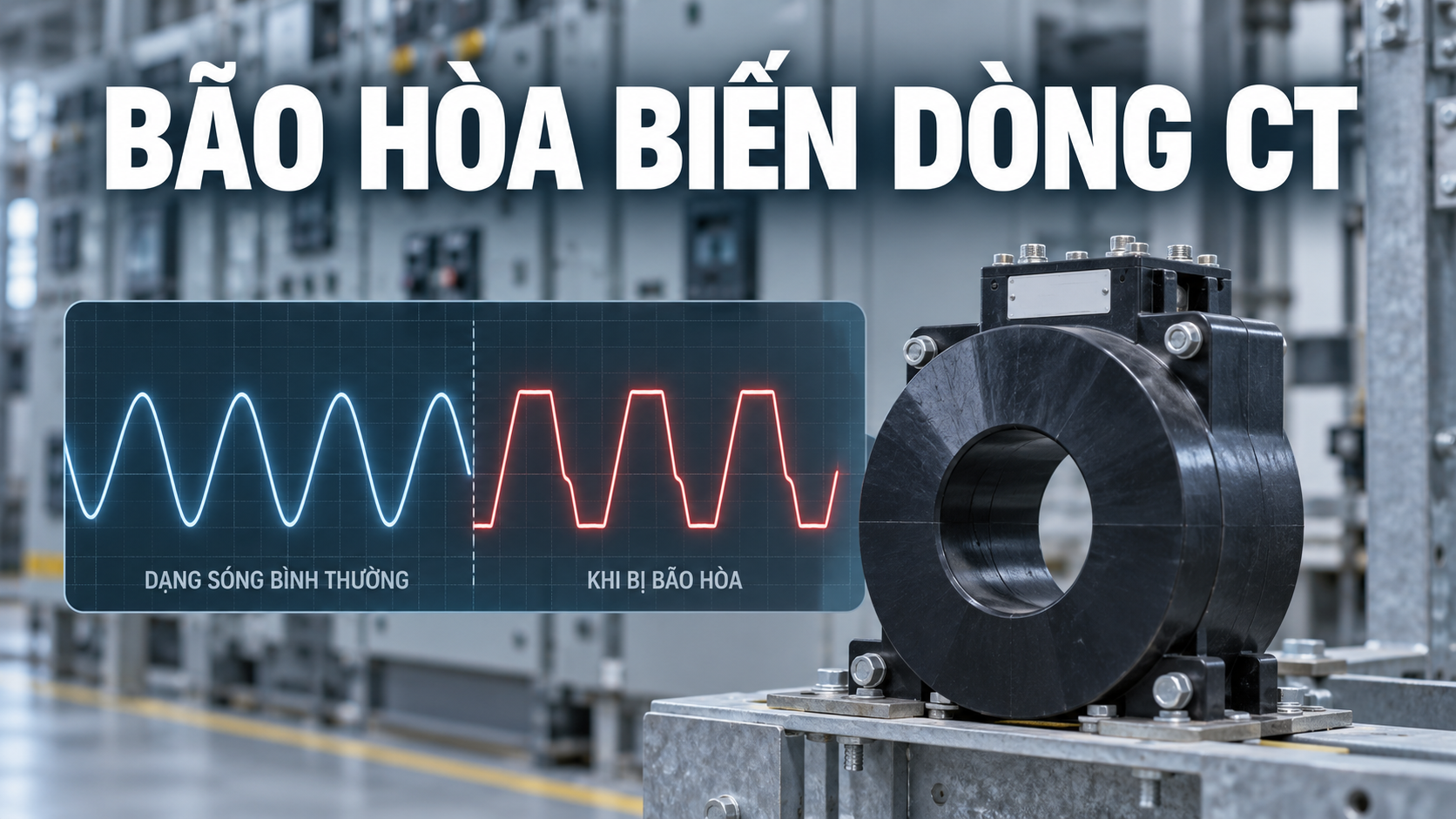 Bão hòa biến dòng CT và hiện tượng CT saturation