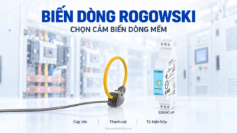 Biến dòng Rogowski và bộ xử lý tín hiệu cho cáp lớn, thanh cái trong tủ điện