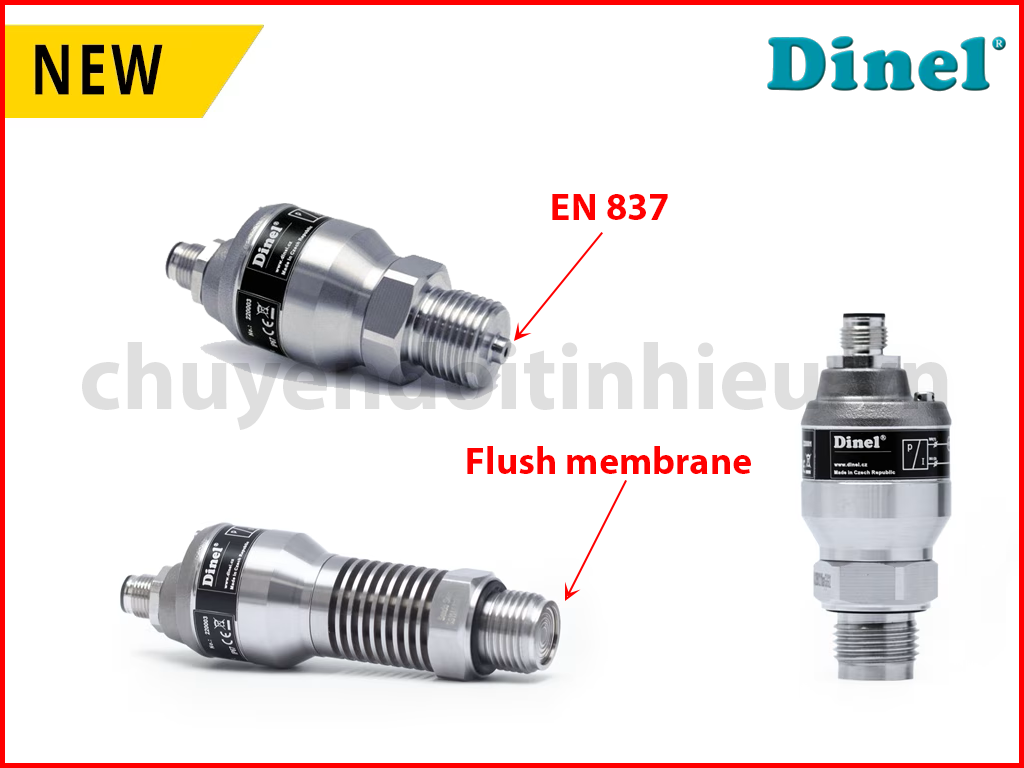 Cảm biến áp suất Dinel PPM-35 - 2 loại đầu cảm biến Cảm biến áp suất Dinel PPM-35 - 2 loại đầu cảm biến